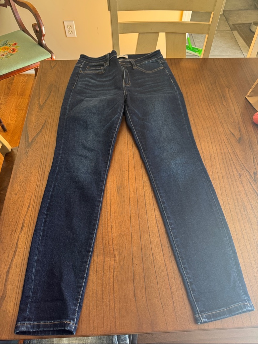 VERVET BY FLYING MONKEY Dark Indigo Skinny Jeans